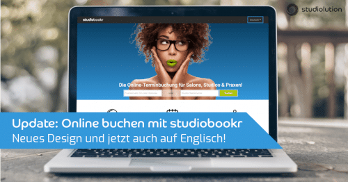 Mit studiobookr können eure Kunden nun auf Deutsch oder Englisch buchen.